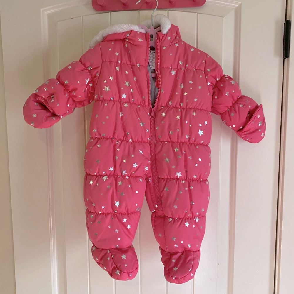 Carters baby girl snowsuit